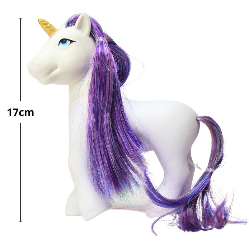 Unicórnio Cabelo Colorido Com Acessórios 400 - Adijomar - Bonecos